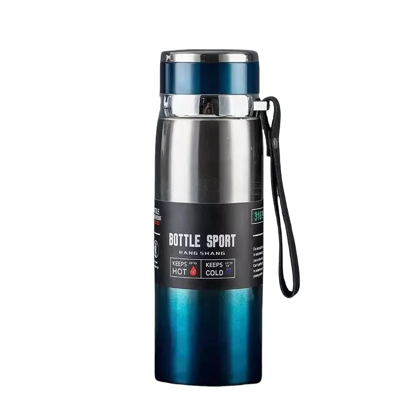 1L Thermal Water Bottle Vacuum Flasks Stainless Steel Thermos Bottle Keep Cold and Hot Water Bottle Thermos for Water Tea Coffee